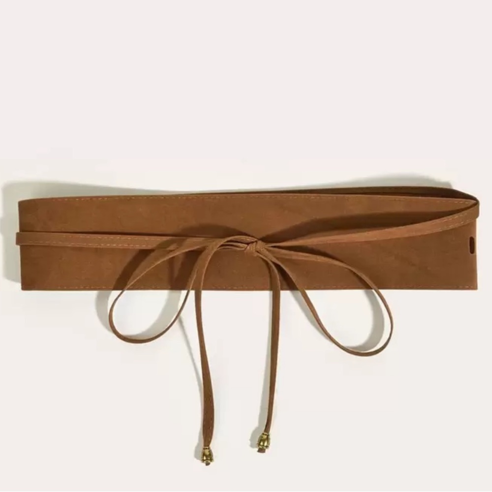Elegant Brown Western Cowgirl Waist Belt for Women - Picture 2 of 5